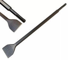 Scalpello spatola a punta piatta per martello demolitore SDS PLUS 350X50mm