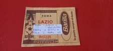 BIGLIETTO ROMA LAZIO SERIE A