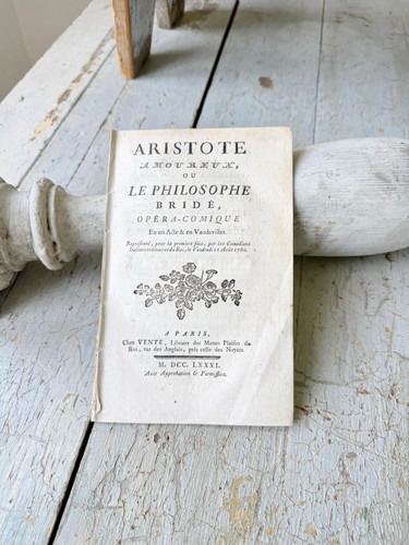 C1781 antico libro opera - c1781,