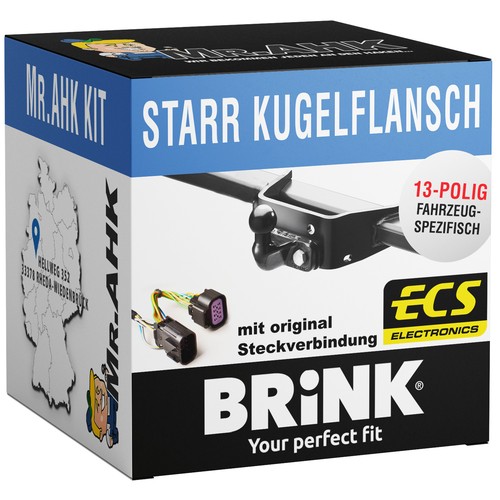 Gancio traino brink - di, rigido