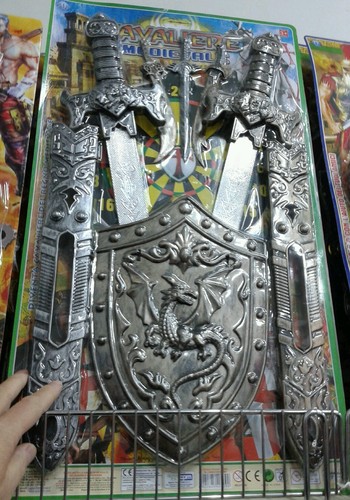 Set gladiatori spade scudo - , kit