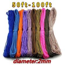 50-100FT 2mm Micro Paracord