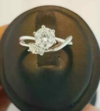 4Ct Round Cut Real Moissanite