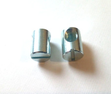 2 dadi trasversali compatibili ricambio IKEA 100514 - STUVA NORDEN HEMNES Barrel nut
