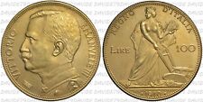 REGNO D'ITALIA - VITTORIO EMANUELE III - 100 LIRE ORO ARATRICE 1910 - RICONIO