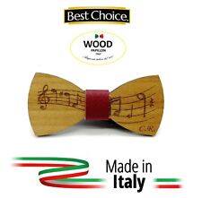 PAPILLON in LEGNO NOTE musica personalizzato uomo bambino iniziali NOME