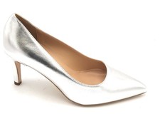 Altramarea 8301 decollete laminato argento tacco 8cm  fondo gomma C