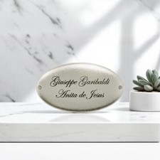 Targa per Porta in OTTONE