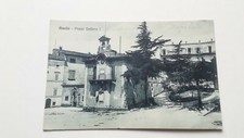 Cartolina Amelia Piazza Umberto I municipio Terni Umbria animata paesaggistica