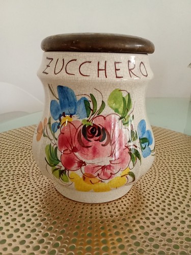 Barattolo zucchero vintage - barattolo,