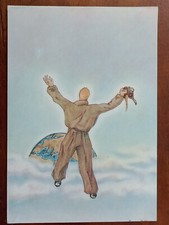 REGIA ACCADEMIA AERONAUTICA MAK TT 100 CORSO URANO 1941 P - WW2 ill. BRUNO BETTI