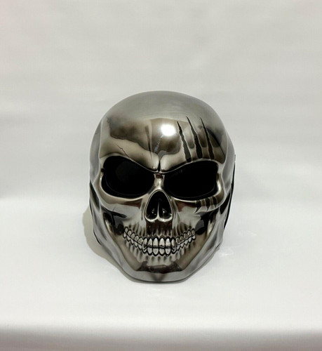 Casco moto teschio stile - teschio,