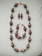Parure collana orecchini - a, e