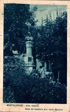 Torino Montalenghe Asilo Infantile, busto del fondatore F. piccolo  spedita