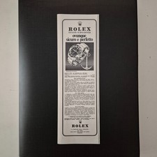 1967 Rolex Submariner 5513 - Original AD Advertising 10x33 Pubblicità Vintage