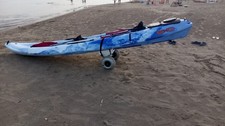 Kayak Sit on Top Biposto Exo Shark 2 Sport + Carrellino per il trasporto a mano
