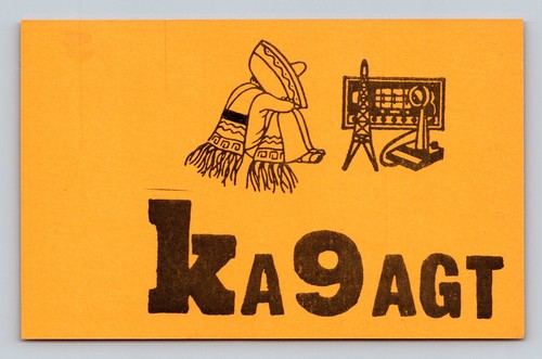 Radioamatore qsl ka9agt - qsl, a