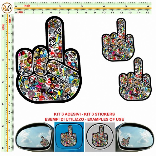 Sticker bomb mirror auto fuck - bomb,