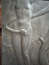 Salvador Dalì  Bassorilievo Eva Ed Peccato Originale Opera Unica 20 Per 25 Cm
