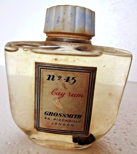 Vintage bottiglia bay rum - bottiglia,