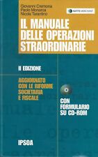 Il manuale delle operazioni straordinarie - ipsoa - aletti merchant II ed. 2004