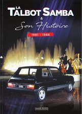 livre LA TALBOT SAMBA ET SON HISTOIRE