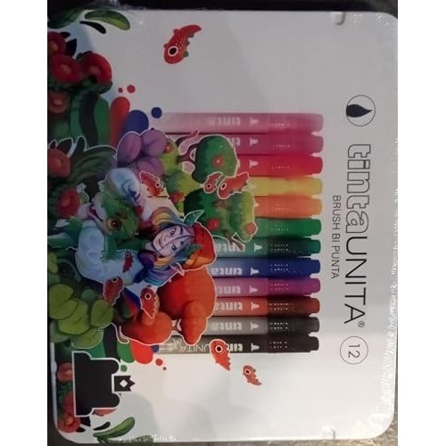Pennarelli brush bipunta tinta - pennarelli,