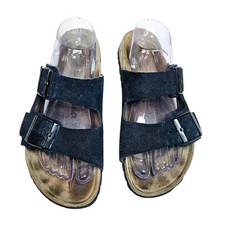 Birkenstock Arizona Betula taglia 40. L9 M7. Marina scuro. Prodotto in Germania. Scamosciato. Hippie