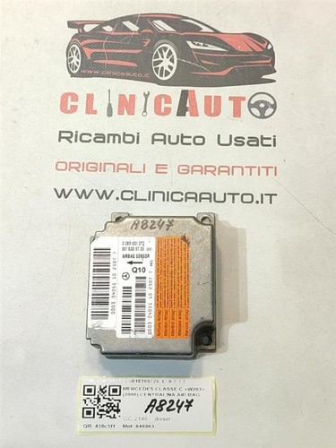 Centralina airbag per mercedes - airbag,