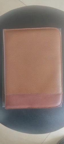 Porta agenda pelle marrone - porta,