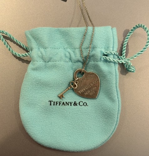 Collana tiffany cuore tag - collana, &