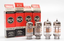 4 - Tubi aspirazione RCA piastra nera 12AV7 / KT1