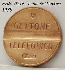 1975 gettone telefonico esm - telefonico,