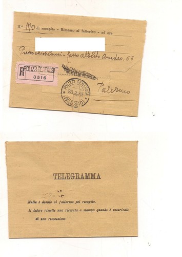 1366 telegramma 1925 polizzi - telegramma,