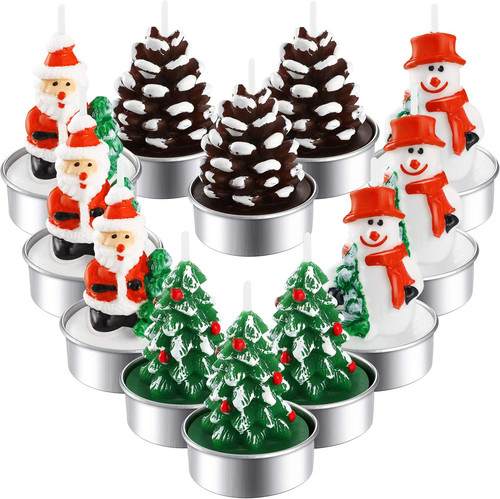 Candele tealight natalizie - candele,