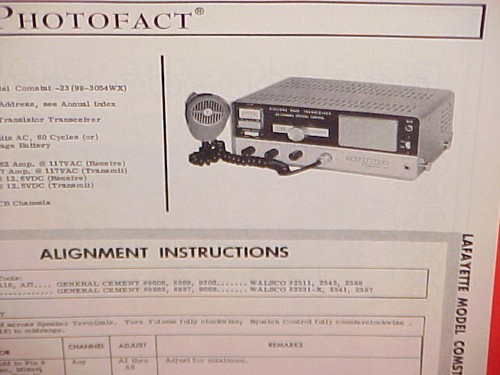 Lafayette 1967 radio - cb,