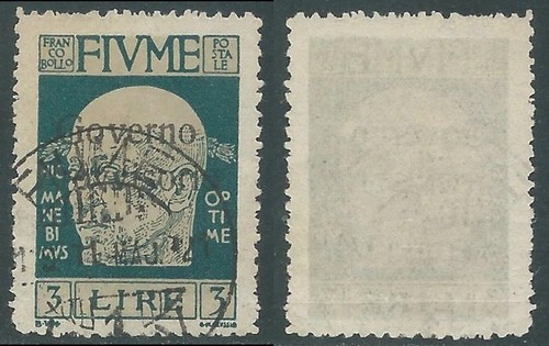 1921 fiume usato governo - usato,