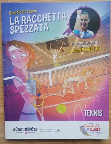 Racchetta spezzata tennis - la,