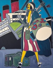 KLEYMAN Tableau Paquebot 81x65