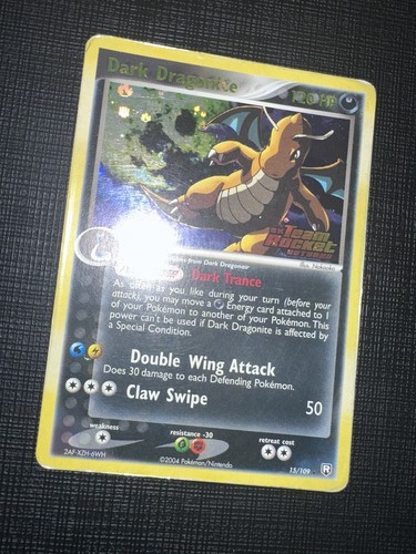 Pokemon dark dragonite 109 - dark,