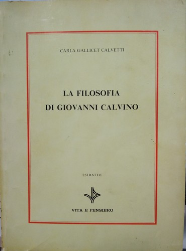 Filosofia giovanni calvino - di,