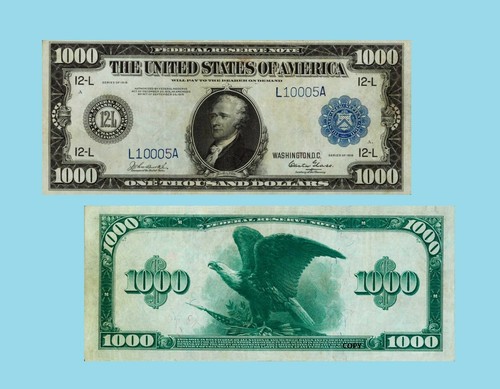 Stati uniti 1918 dollaro 1000 - uniti,