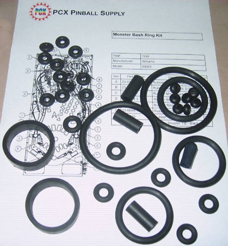 Kit anello gomma flipper