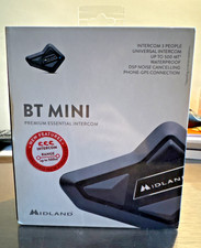 Midland BT Mini Singolo C1410, Interfono Moto Bluetooth Singolo, Auricolari
