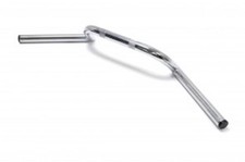 Manubrio Clubman Ace 1" cromato universale stile cafe racer larghezza 27,5"