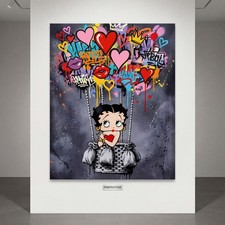 Banksy Balloon-Betty Boop pop