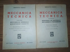 BENEDETTO FERAUDI MECCANICA TECNICA MECCANICA GENERALE RESISTENZE vol 1 e 2