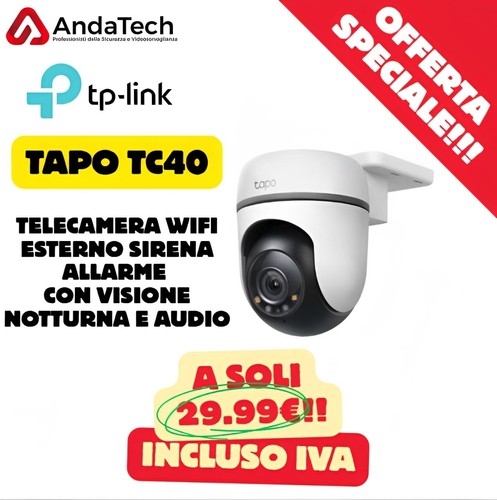 Tapo tc40 telecamera - tapo, wifi