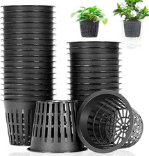 Net Pot, 3 Inch, Black, 50