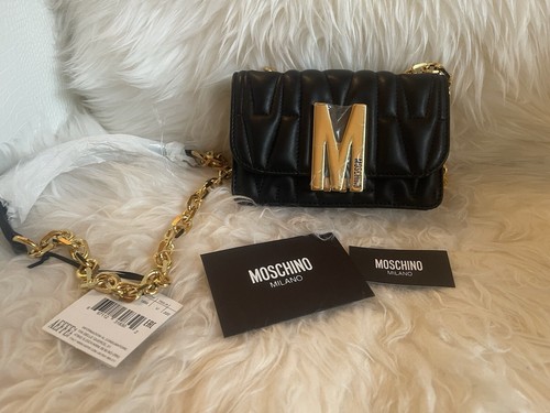 Moschino quilted black - moschino,